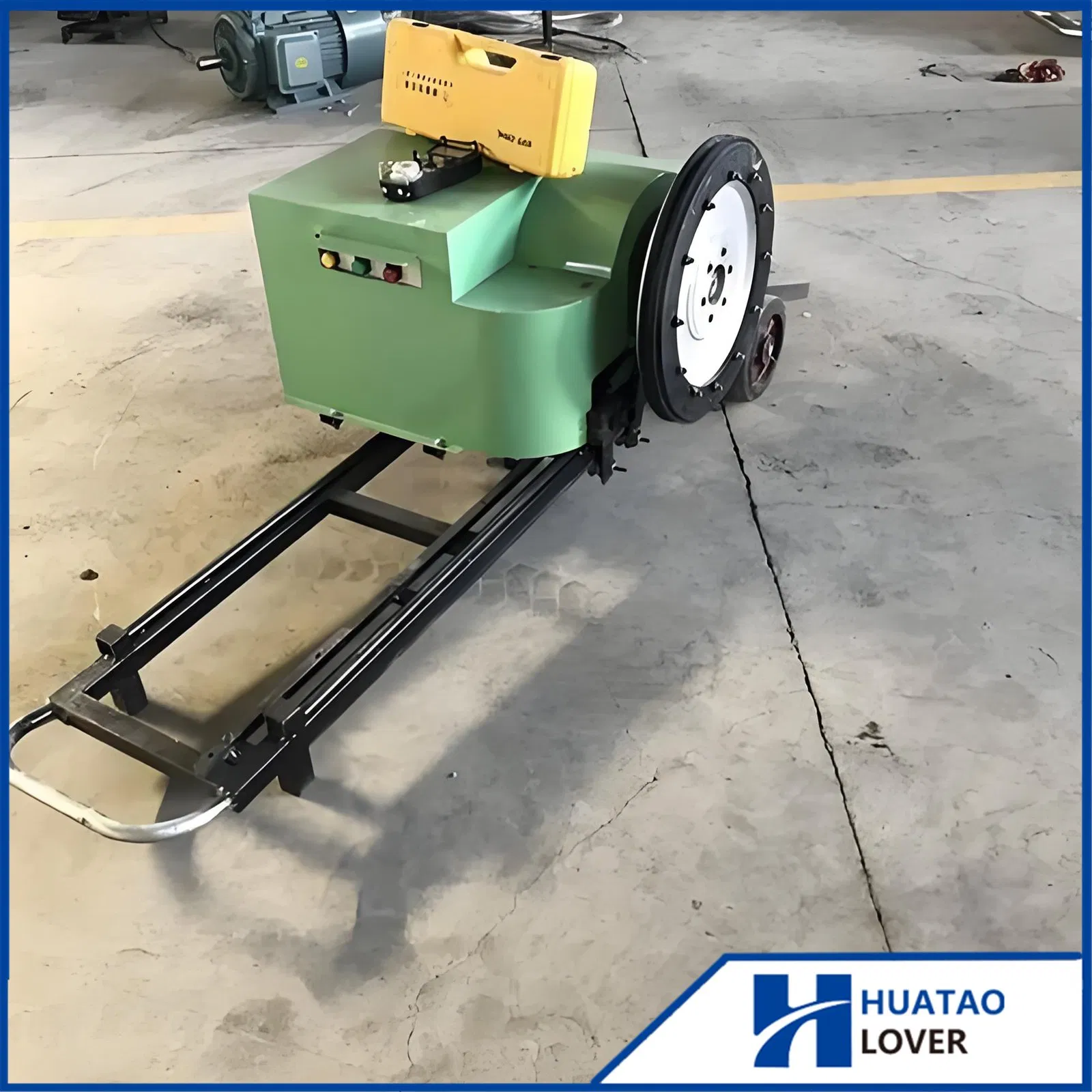 Электрическая алмазная проволочная пила по бетону