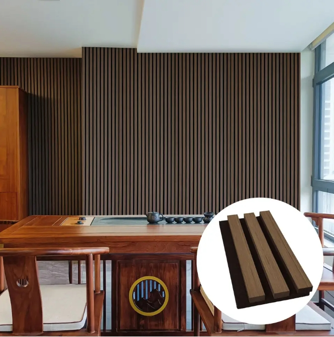 Acoustic MDF Panels Modern Eco-Friendly High Noise Reduction Soundproof Wall Decor for Living Room Bedroom Hotel School