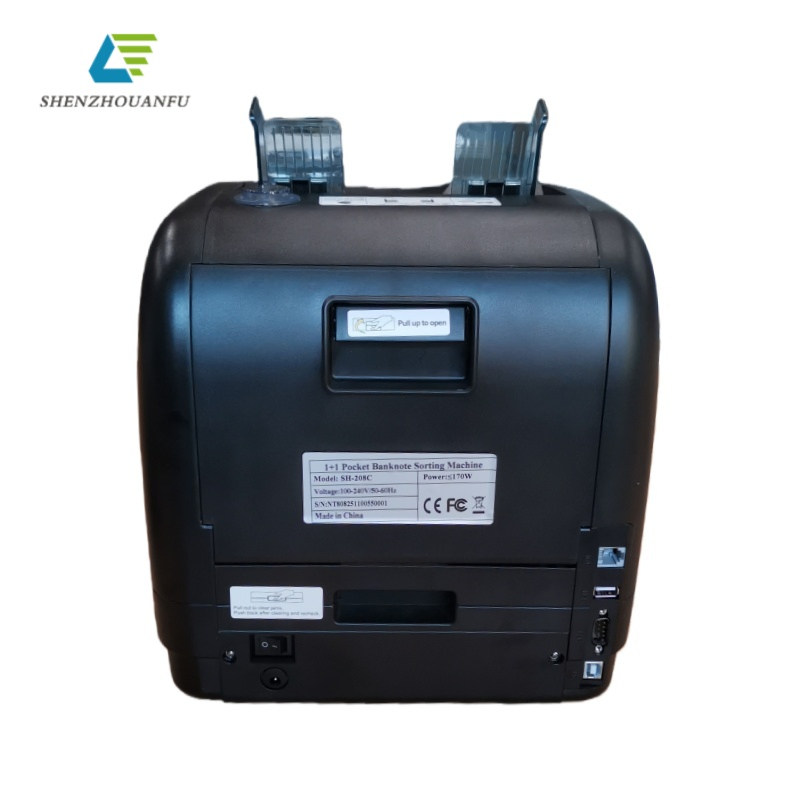 Sh-208c Cash Counting Machine with Built-in Printer and Lithium Battery for Wholesale