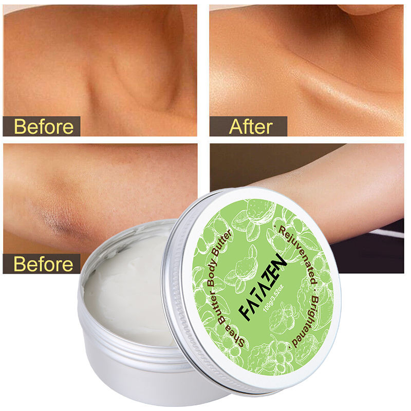 Wholesale Organic Whipped Body Shea Butter Cream OEM Skin Care Moisturizing Body Butter Whitening Rose Peach Mango Body Butter