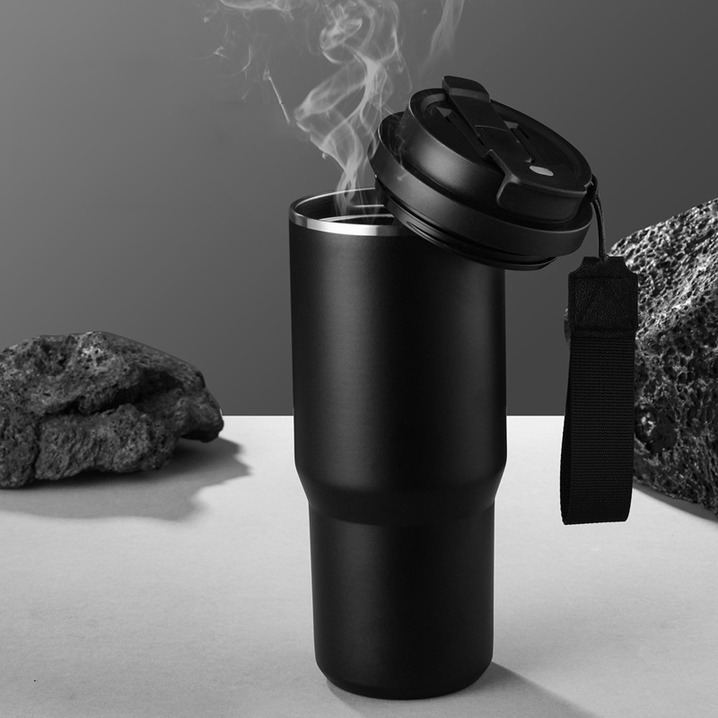 Business Gift Wholesale 24oz Food Grade Straw Tea Infuser Coffee Tumbler