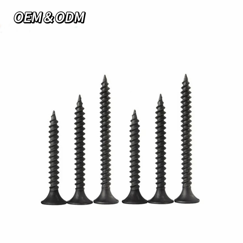 Plastic Box Bucket Bugle Head Oxide Black Screw for Drywall Metal Wood