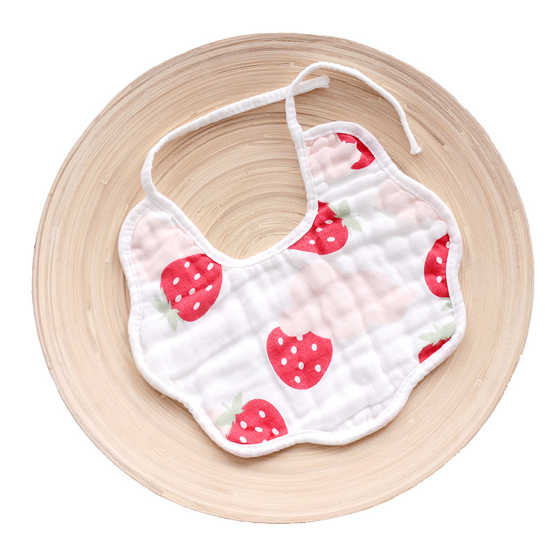 Factory Price Ultra-Soft Breathable Home Care Infant Cotton Baby Bibs