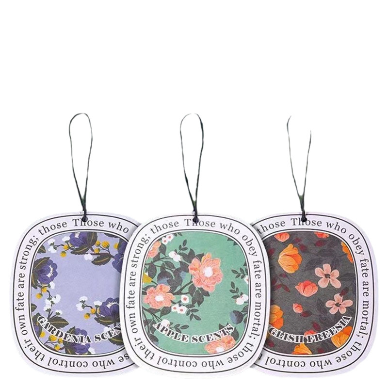 Customized Fragrances Paper Air Freshener Car Perfume Hanging Air Freshener