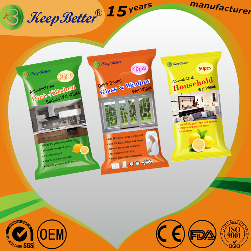 Disinfecting Antibacterial Cleaning Tissues Wet Wipes