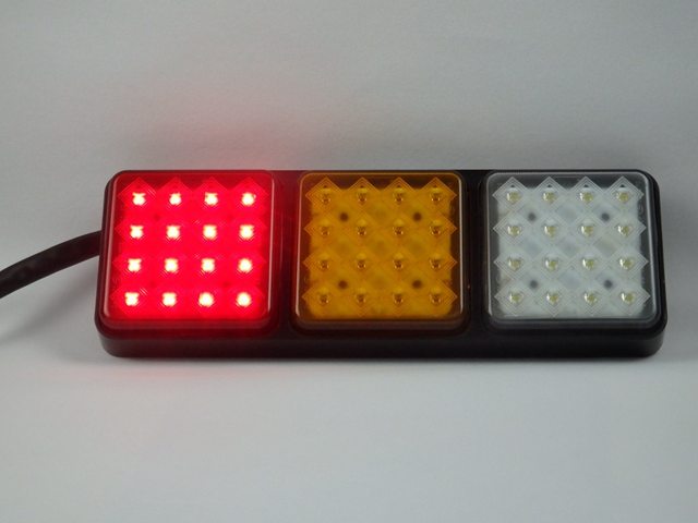 E-MARK LED Truck Trailer Tail Lights Stop Turn Signals