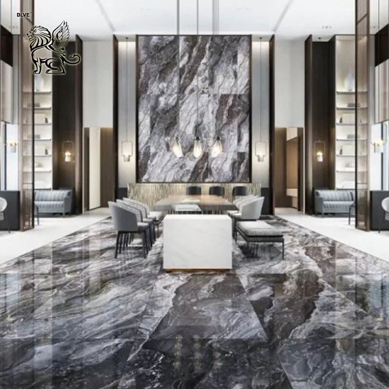 Luxury Unique Kitchen Countertop Golden Onyx Natural Stone Big Slab Pattern Marble Tiles Flooring for Villa