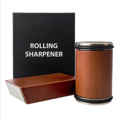 Original Magnetic Rolling Knife Sharpener Kit Grinding Discs 10000 Adjustable 15 & 20 Degree Tumbler Rolling Knife Sharpener for Kitchen Knives / Pocket Knives