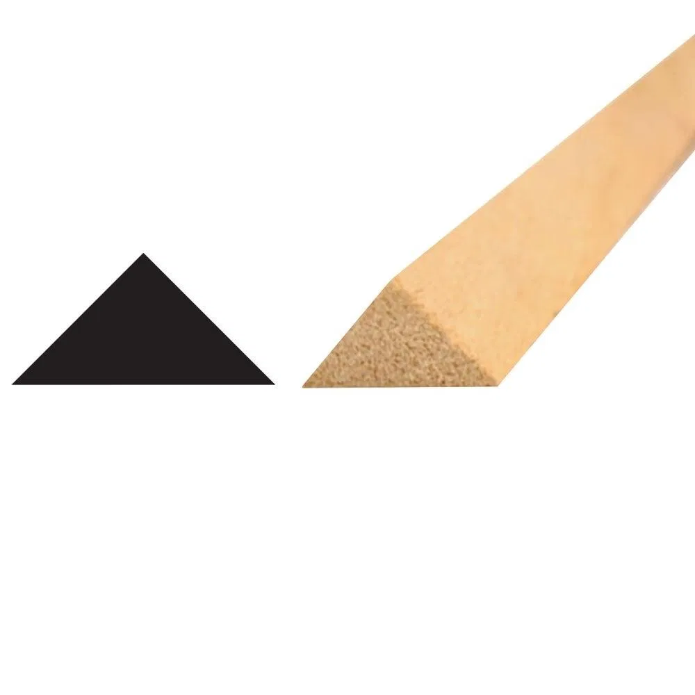 Contractor Supply Trapezoid Wood Reveal Strip