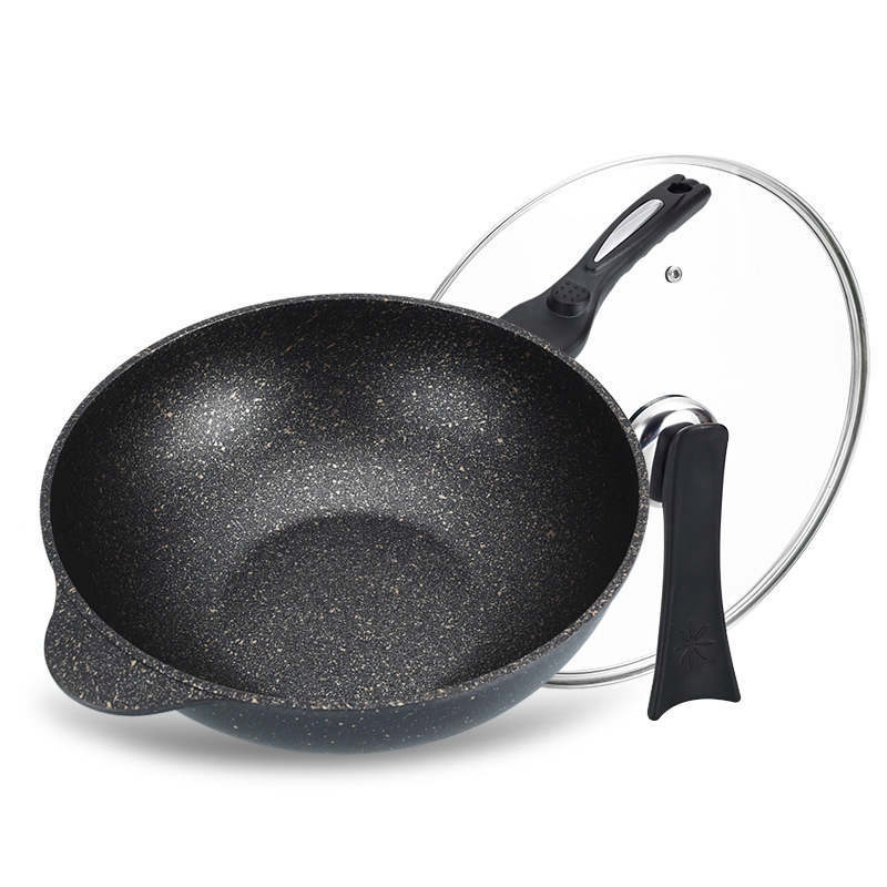 Сковорода вок с каменным покрытием Zihe Kitchen