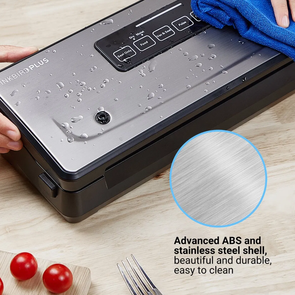 Inkbirdplus Ink-Vs02 High-Efficiency Household Food Storage Vacuum Sealer