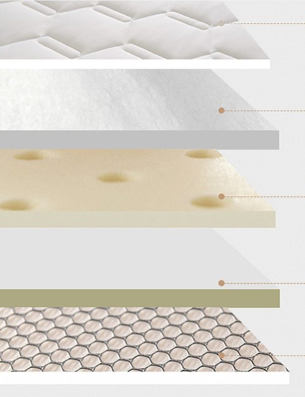 Twin Soft Latex Memory Orthopedic Foam Vacuum Packing Colchones Toppers Mattress