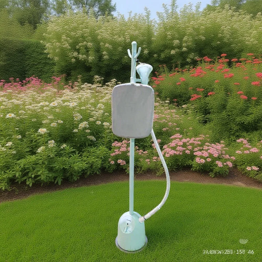 Eco-Friendly Stand Garment Steamer with Hat Bag Rack