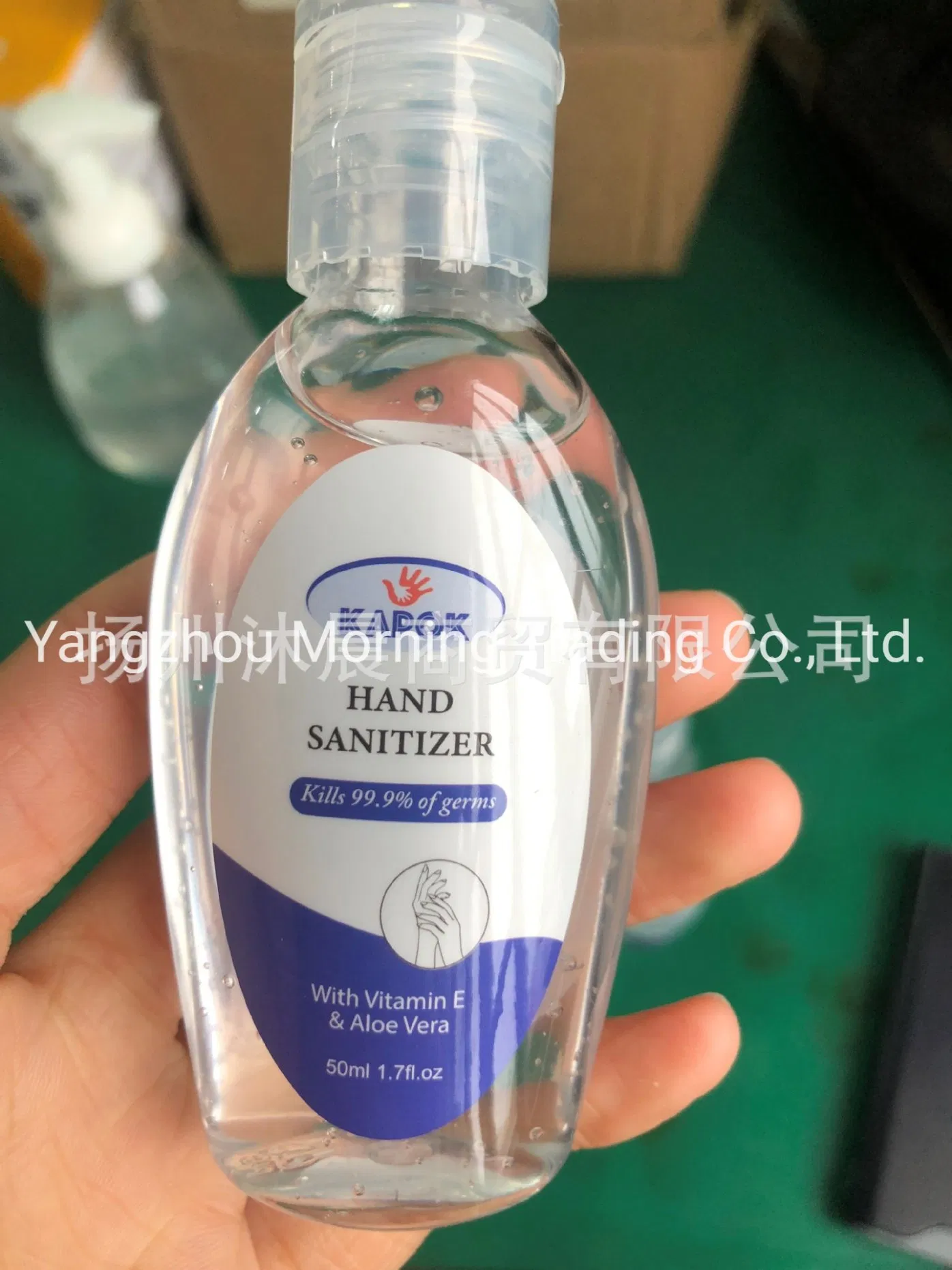 Manufacturer Wholesale Customize Aloe Vera 50ml Antibacterial Hand Sanitizer Gel