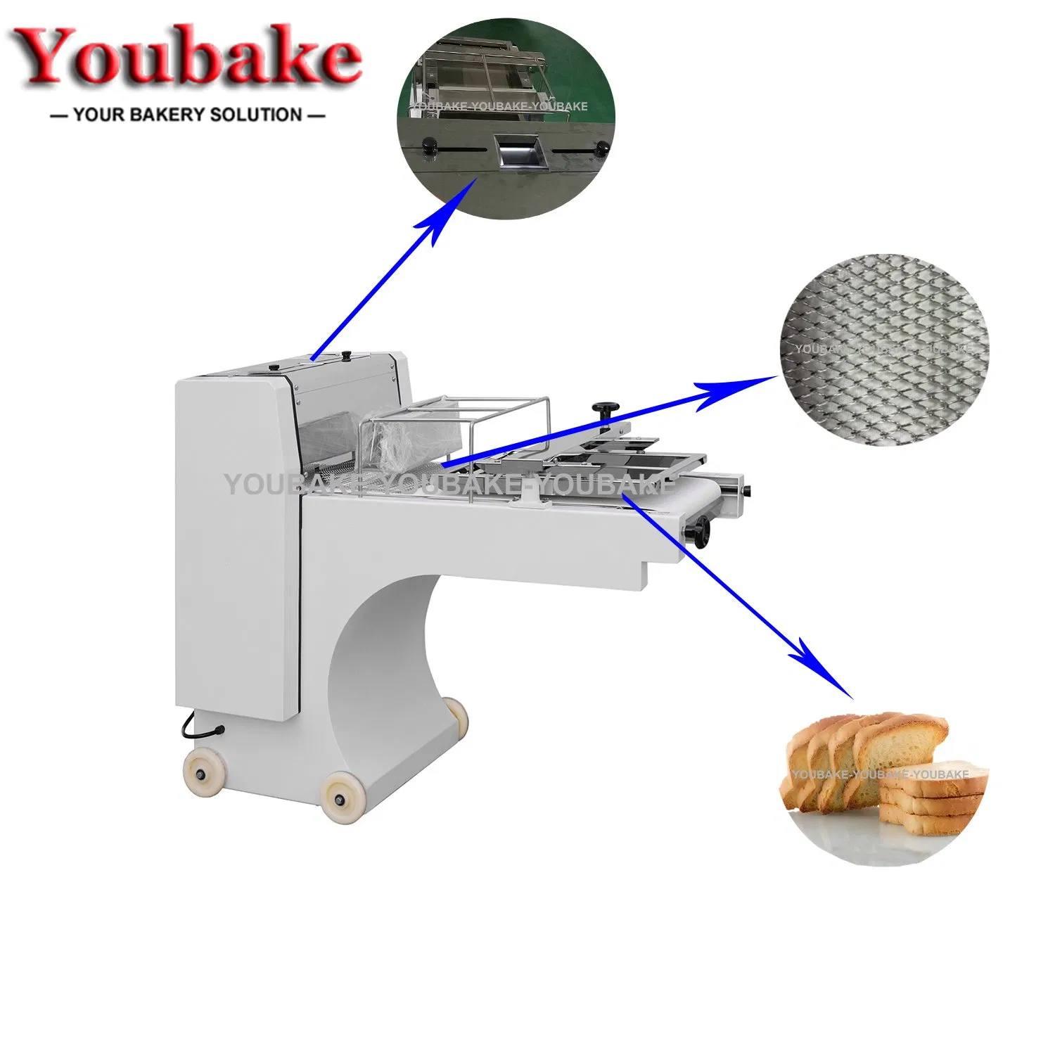 Compact Mini Bakery Toast Moulder for Efficient Baking
