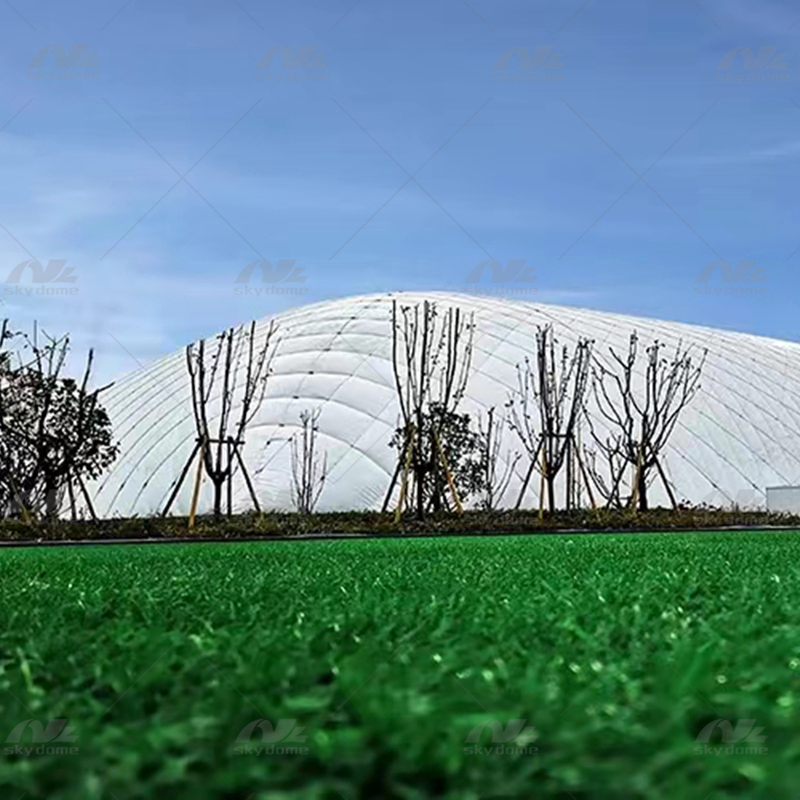 Huge Dual Recreational Sports Inflatable Air Supported Structural Domes