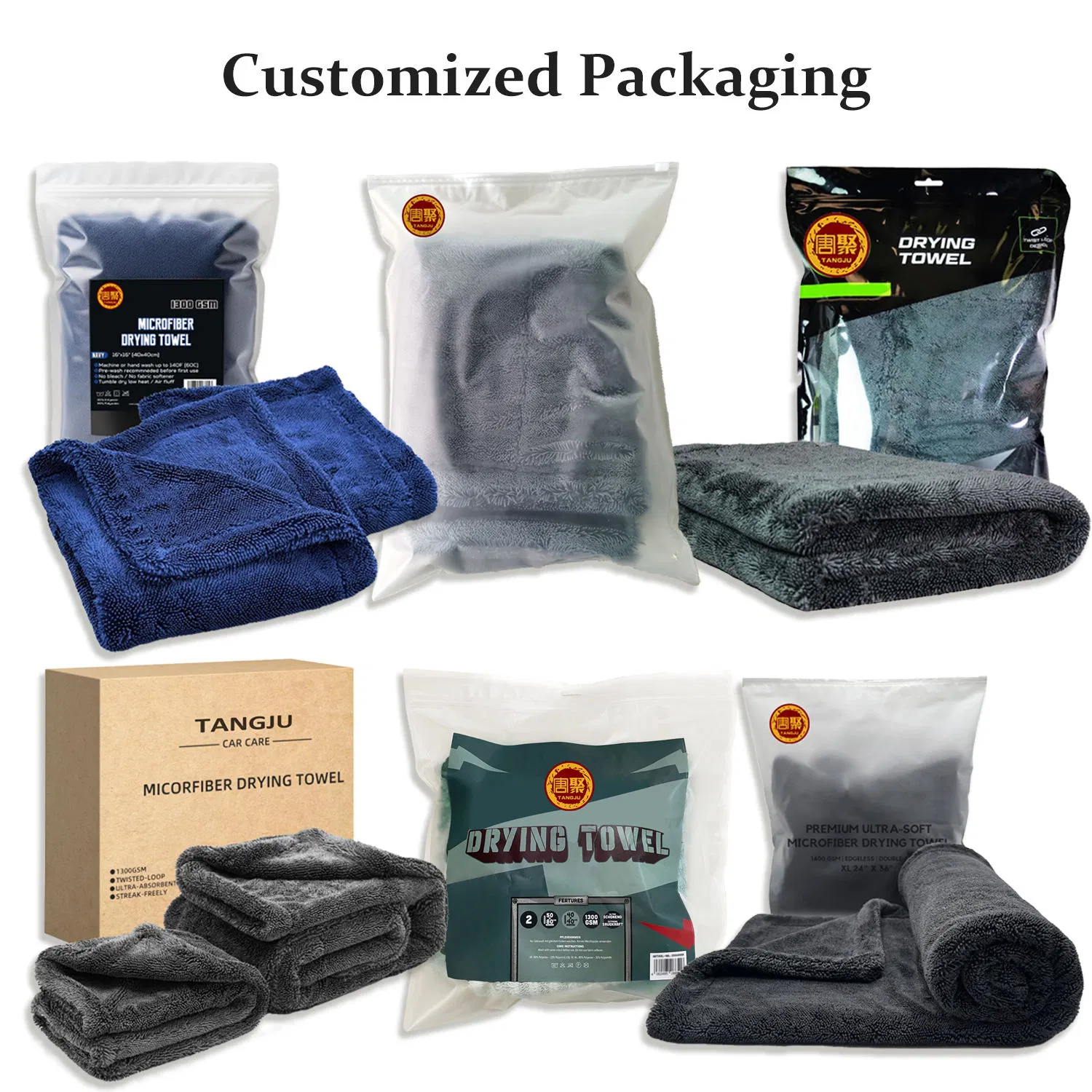 Microfiber Cleaning Quick-Dry Wash New Microfiber Plush Twist Microfiber Towels Twisted Loop Drying Towel for Car Seat Towel