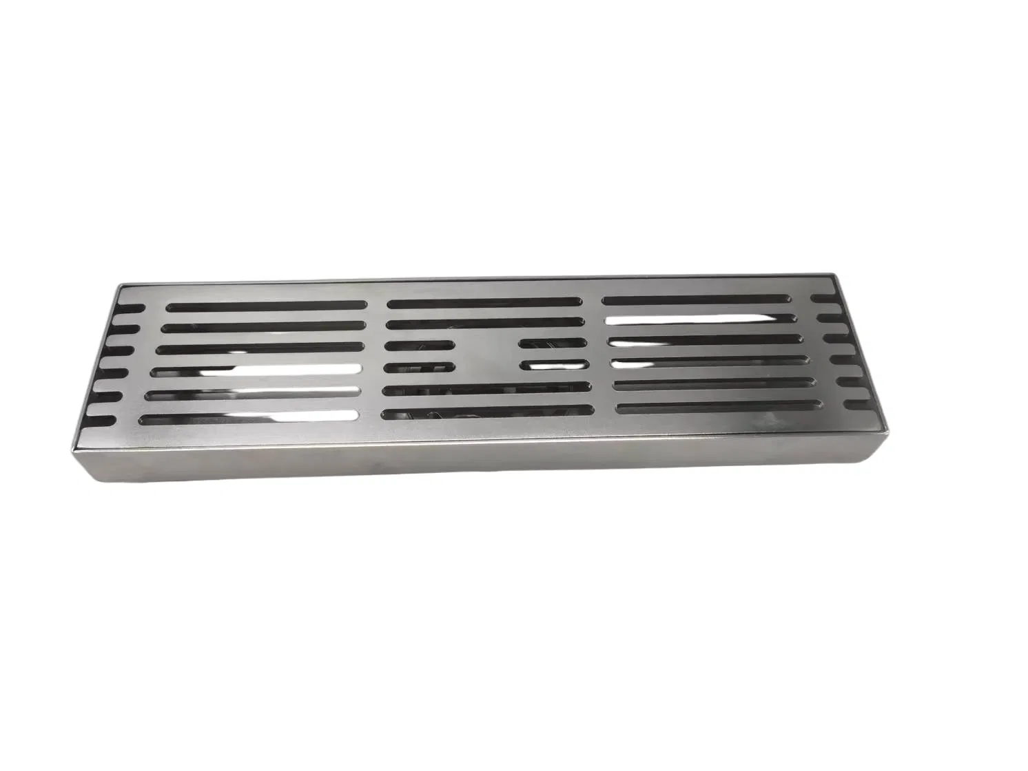 Functional Basements Sink with Chic Look Drain in Gunmetal Gray Large-Capacity Odor-Proof Drain Channel Floor Drain