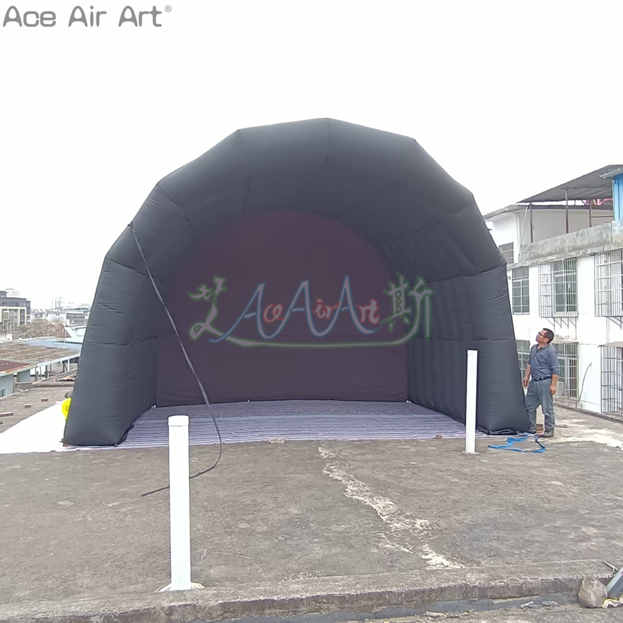 Custom Design Outdoor Inflatable Multi-Corner Tent Inflatable Shell Stage Tent for Festivals