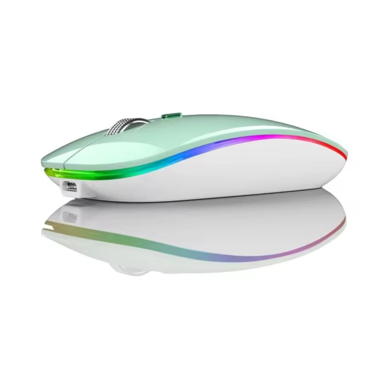 Promotional Rechargeable Slim Portable Design LED Wireless Silent Mouse