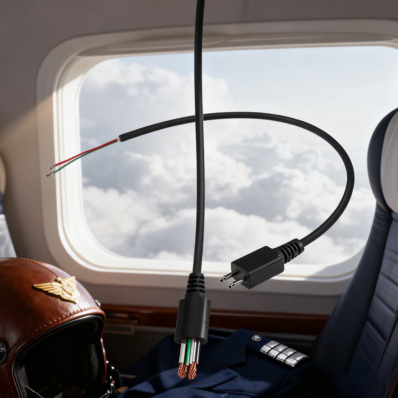 Raytalk CB-31 Open Ended Audio Cable with U173 Plug for Professional Microphone Replacement