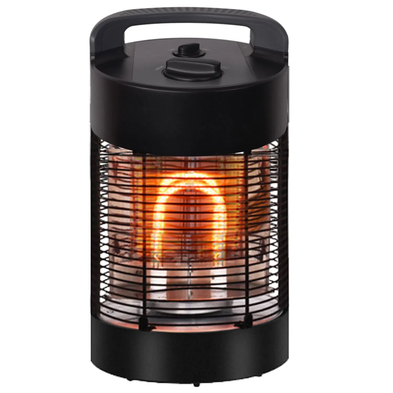 Household Electric Infrared Heater Waterproof Portable Infrared Tower Heater with 360 Degrees Oscillation