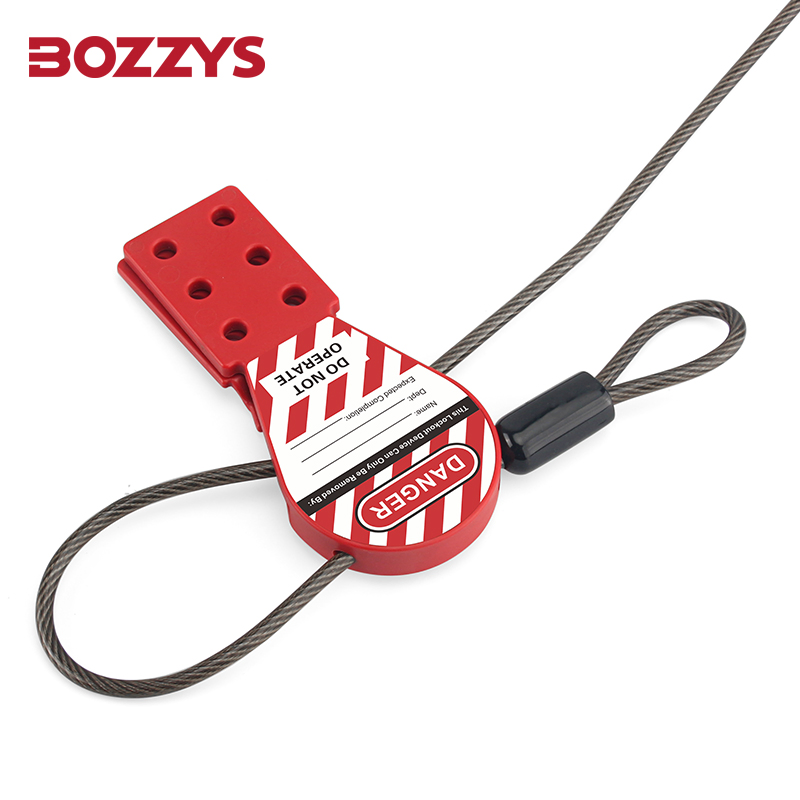 Industrial Safety Cable Lock out Device Used with Padlock