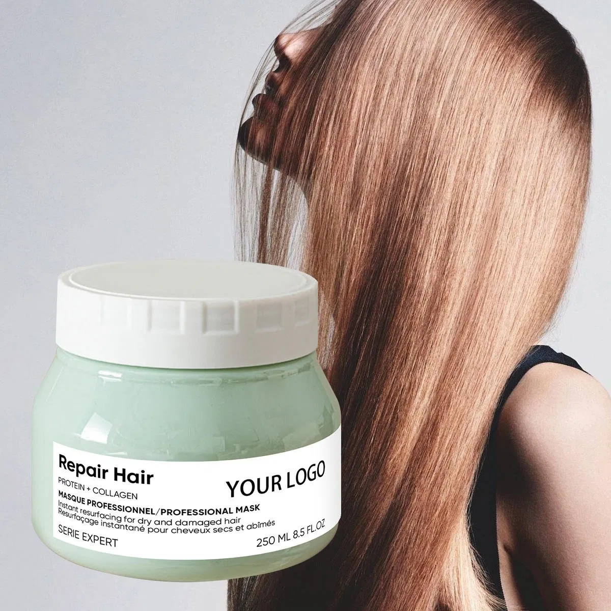 Professionnel Paris Formula Repair Hair Mask Protein Hair Treatment for Deep Nourishment Adds Shine for Dry and Damaged Hair