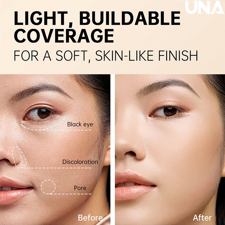 Private Label Vegan Full Coverage High Strength Long Lasting Waterproof Natural Cover Liquid Matte Concealer Makeup