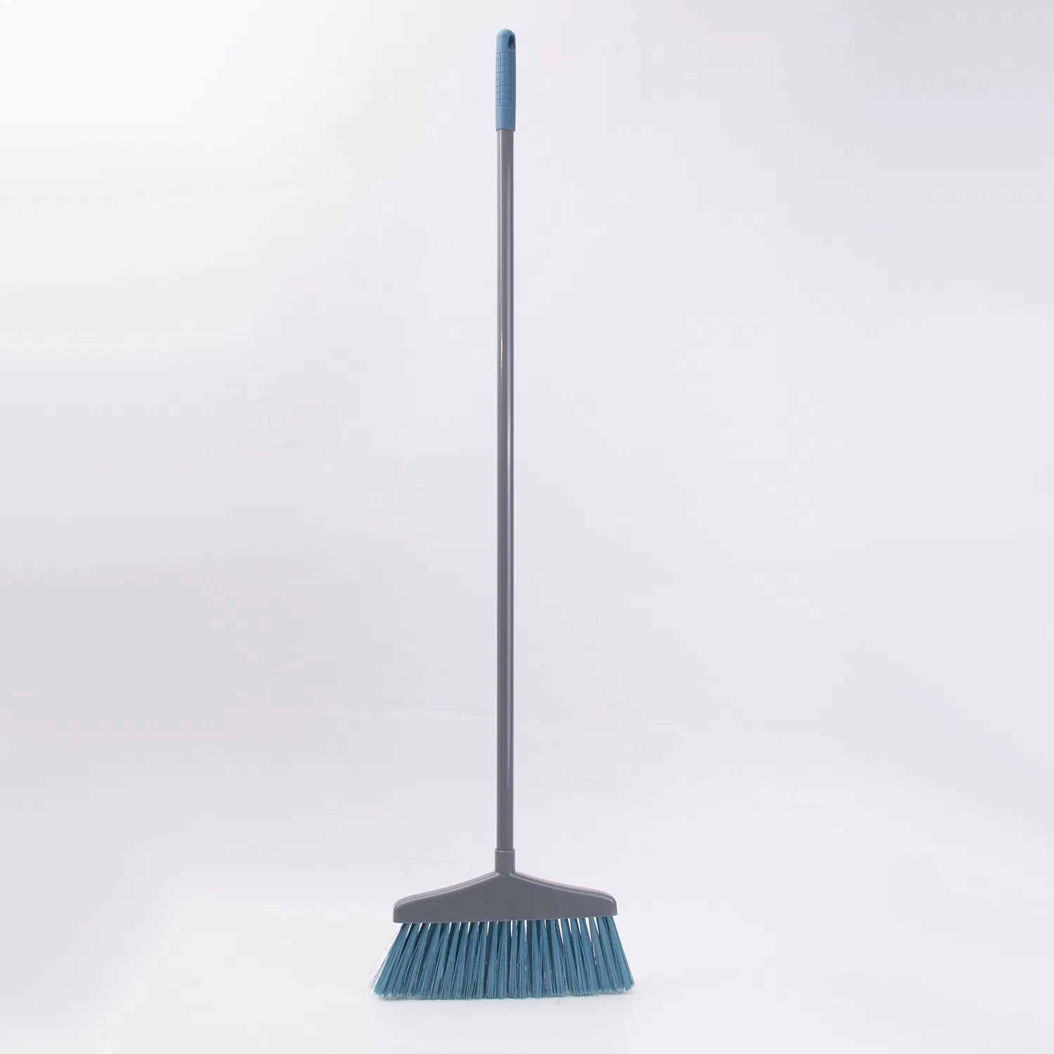 Household Cleaning Tools Folding Plastic Broom and Dustpan Sets Blue