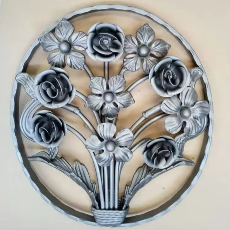 Wrought Iron Balustrade Classical Wrought Iron Fence Custom Exquisite Staircase Wrought Iron Railing Outdoor Fence