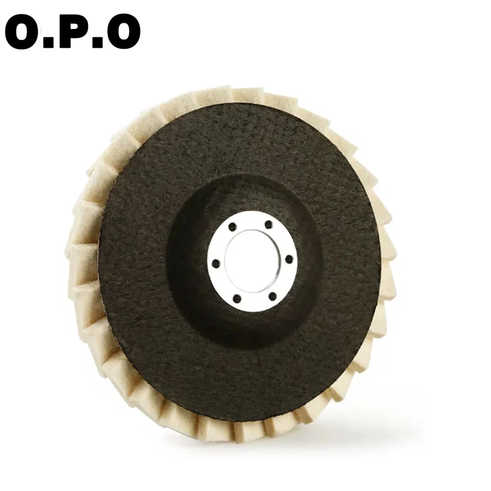 100% Wool Polishing Wheel Customized Angle Grinder Wool Disc OEM Supported Flap Wheels