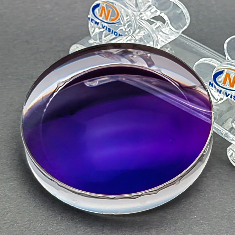 1.74 UV++ Semi-Finished Sunfilter Photogray Hmc Color Grey3 Base350 Optical Eyeglasses Lens