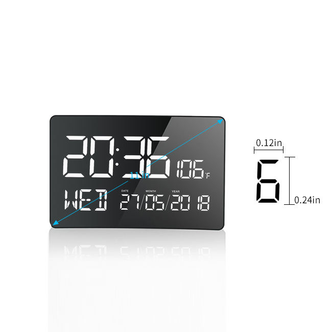 Hot Sale 11 Inch Smart Wall Digital Alarm Clock