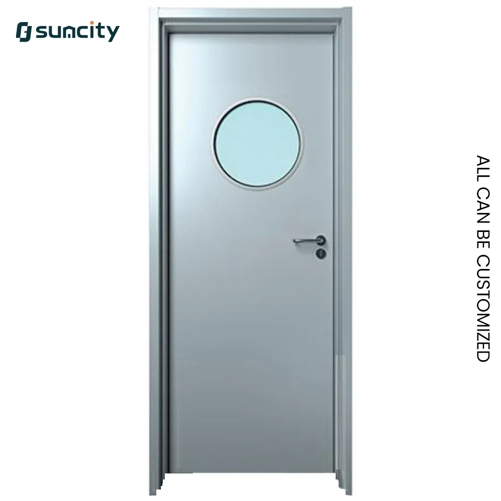 Heavy Duty Fire Rated Automatic ICU Laboratory Hospital WPC Door