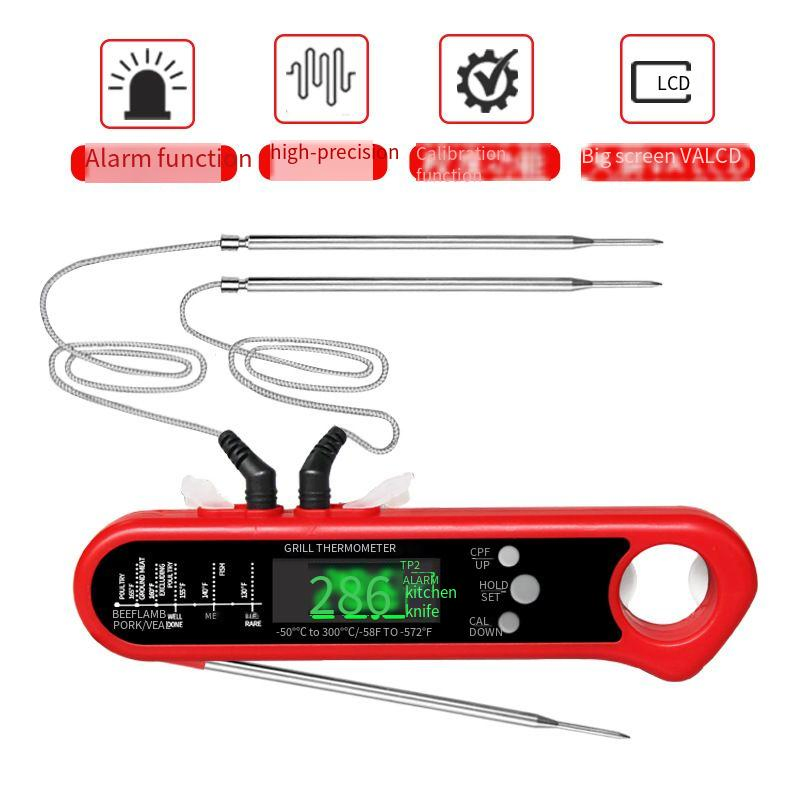 Digital Meat Thermometer Kitchen Cooking Food Thermometer for Barbecue Cigarettes.