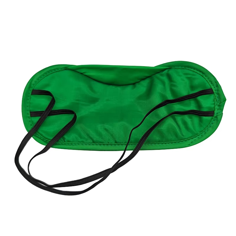 High Quality Sleep Eye Mask Smooth Logo Satin Sleeping Eye Mask