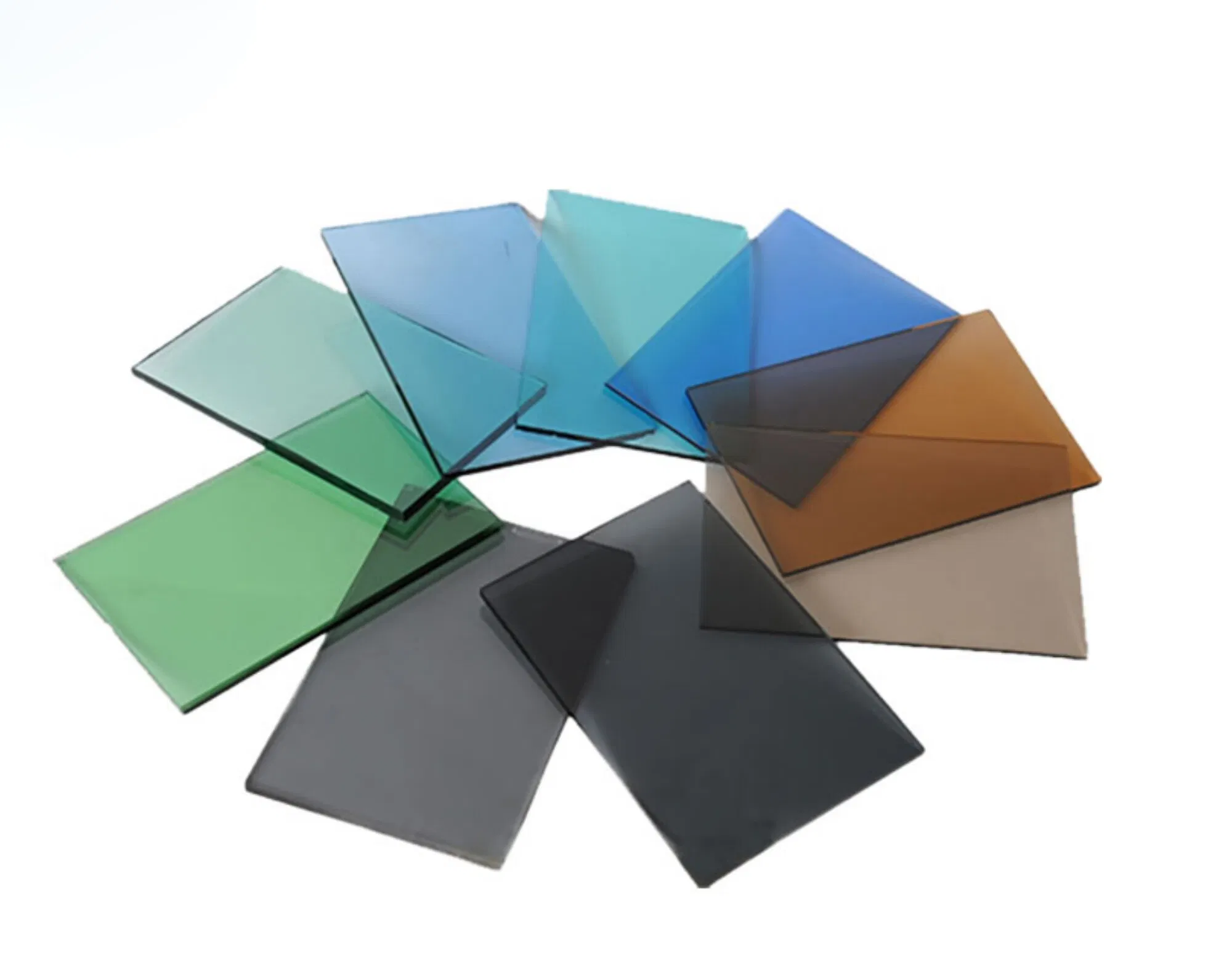 Dark Blue Black Golden 4mm 5mm 5.3mm 6mm Reflective Glass Sheets in Various Colors Price Per Square Meter