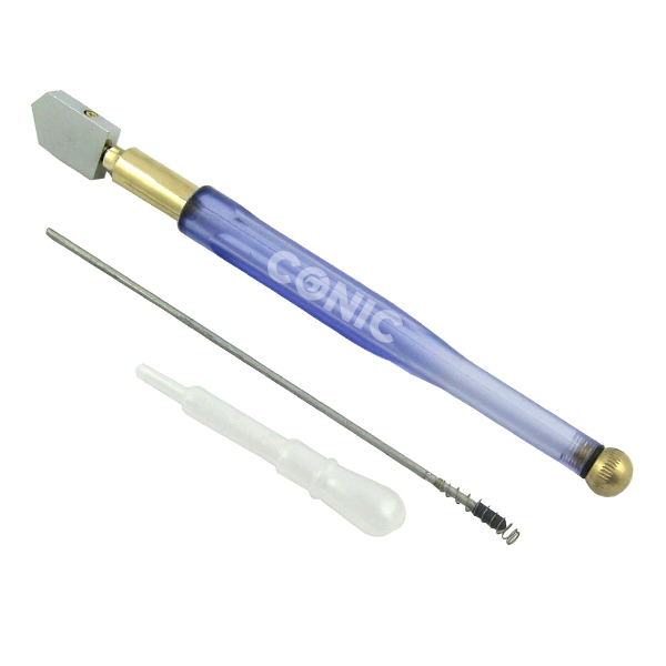 Oil Feed Glass Cutter with Plastic Handle