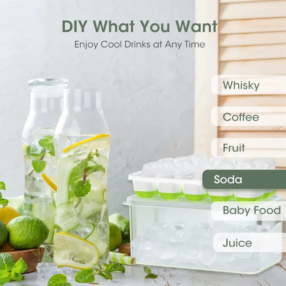 Премиум-форма для льда с лопаткой и контейнером