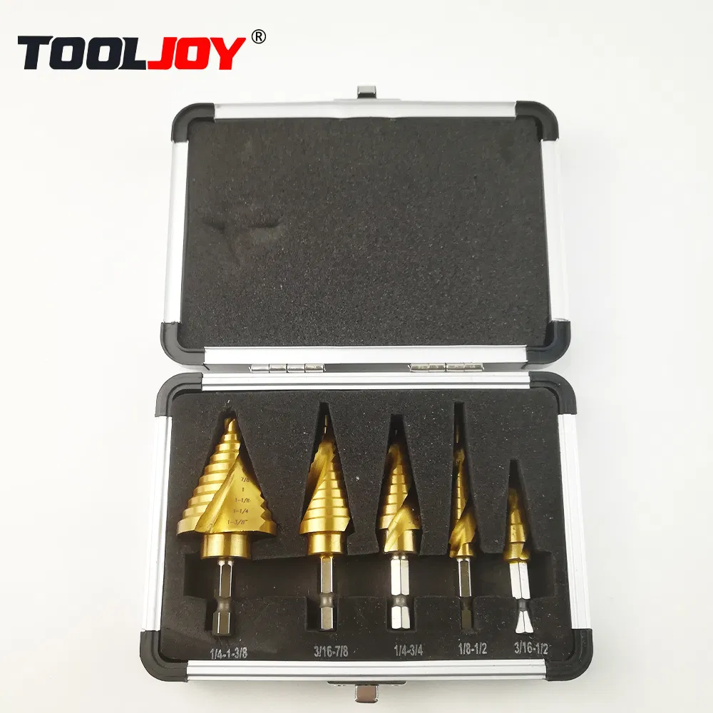 5-35mm Step Drill Bit Hole Reaming Pagoda Drill Bit Tool for Metal, Wood, Plastic