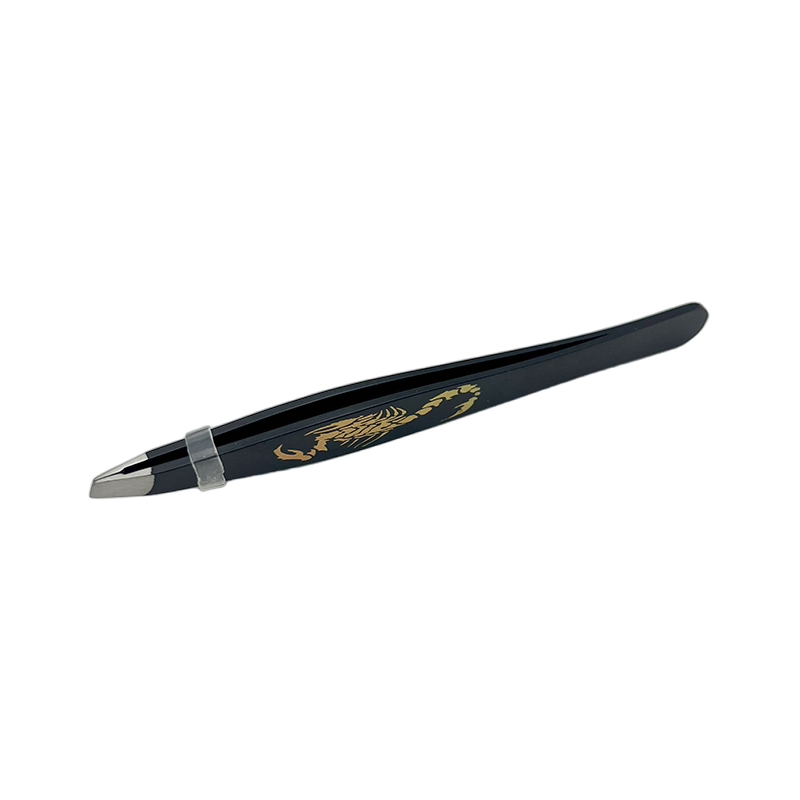 Versatile Women's Eyebrow Shaping Tool Stainless Steel Slanted Eyebrow Tweezer