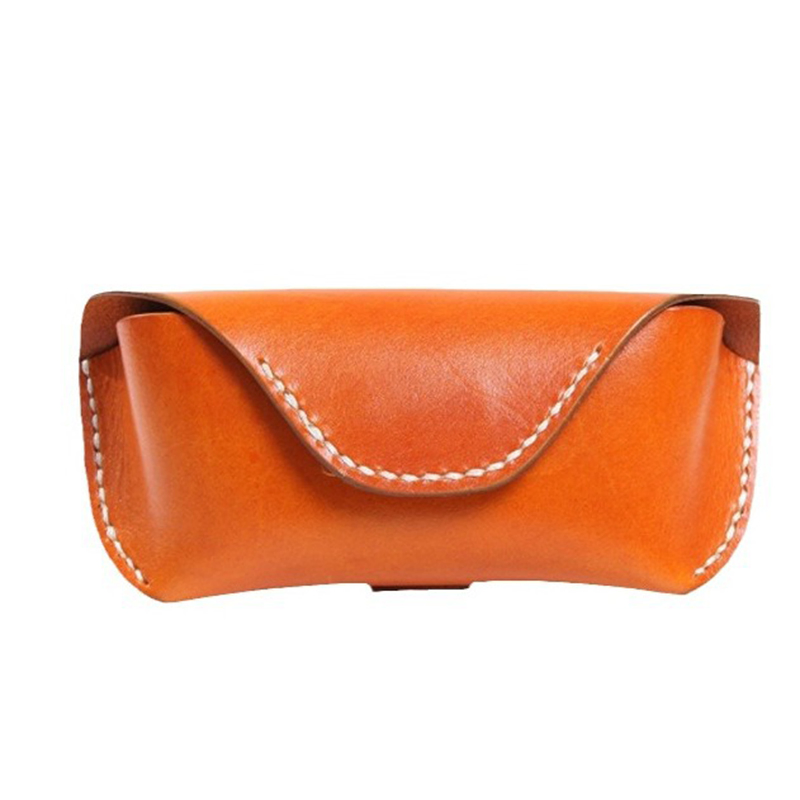 Ea044 Portable Designer Luxury Custom Leather Sunglasses Cases Storage Bag Wholesale for Travel Eye Glasses Case