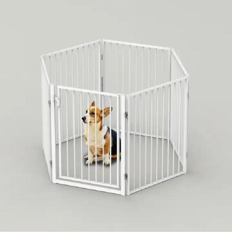 Dog Playpen Indoor Pet Enclosure Fence 8 Panels Dog Fence Outdoor Animal Pet Fence