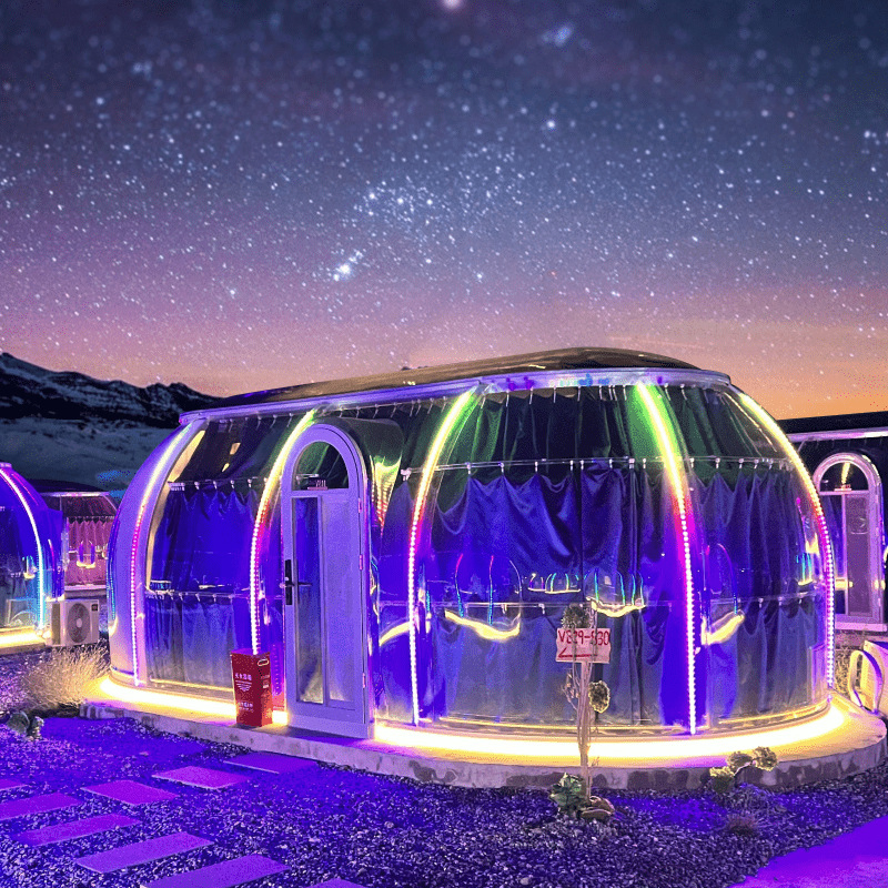 Star Room Transparent Night Solid Sheet Prefabricated House Tent Star House