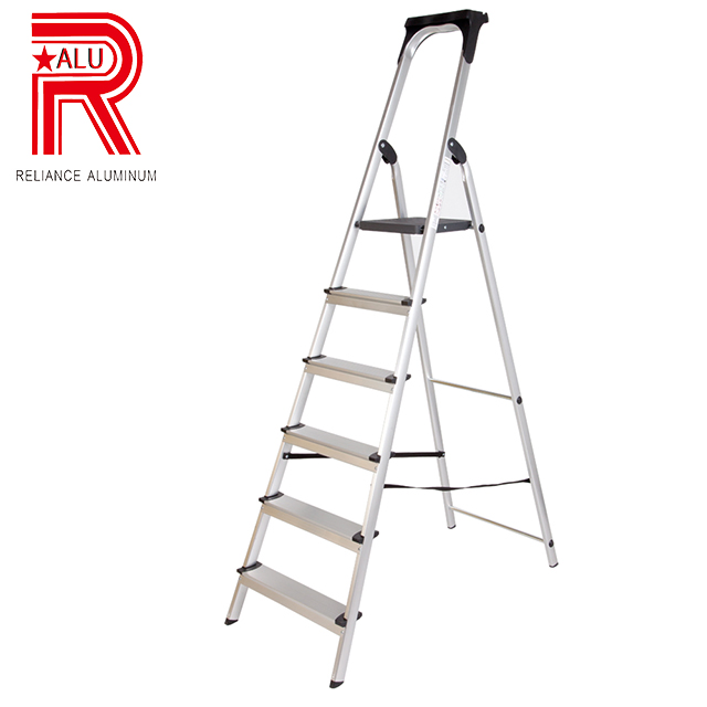 Aluminum Folding Ladder for Construction and Building Material Use