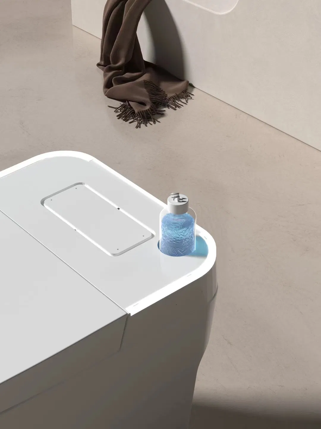 Electric Smart One Piece Toilet Bidetbathroom Water Closet Intelligent Wc Bathroom Intelligent Toilet