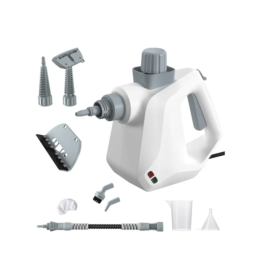 1000W Compact Portable Steam Cleaner with Powerful All-in-One Functions