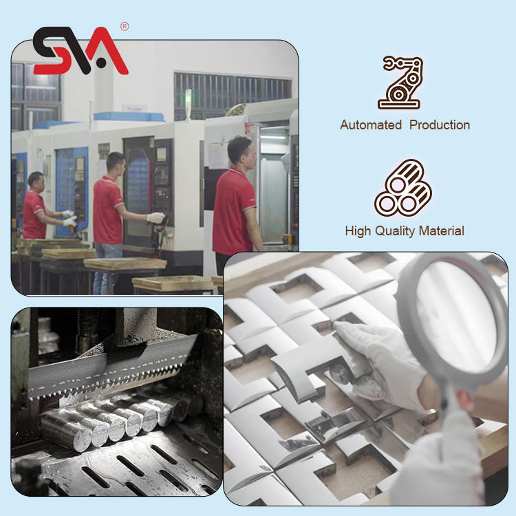 Stair Handrail Toughened Tempered Glass Fence SUS304 Round Glass Bracket