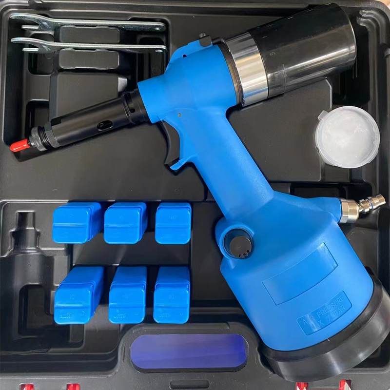 Riveter Pneumatic Nut Rivet Gun for M3-M12 Nut Installation Pneumatic Rivet Nut Tools